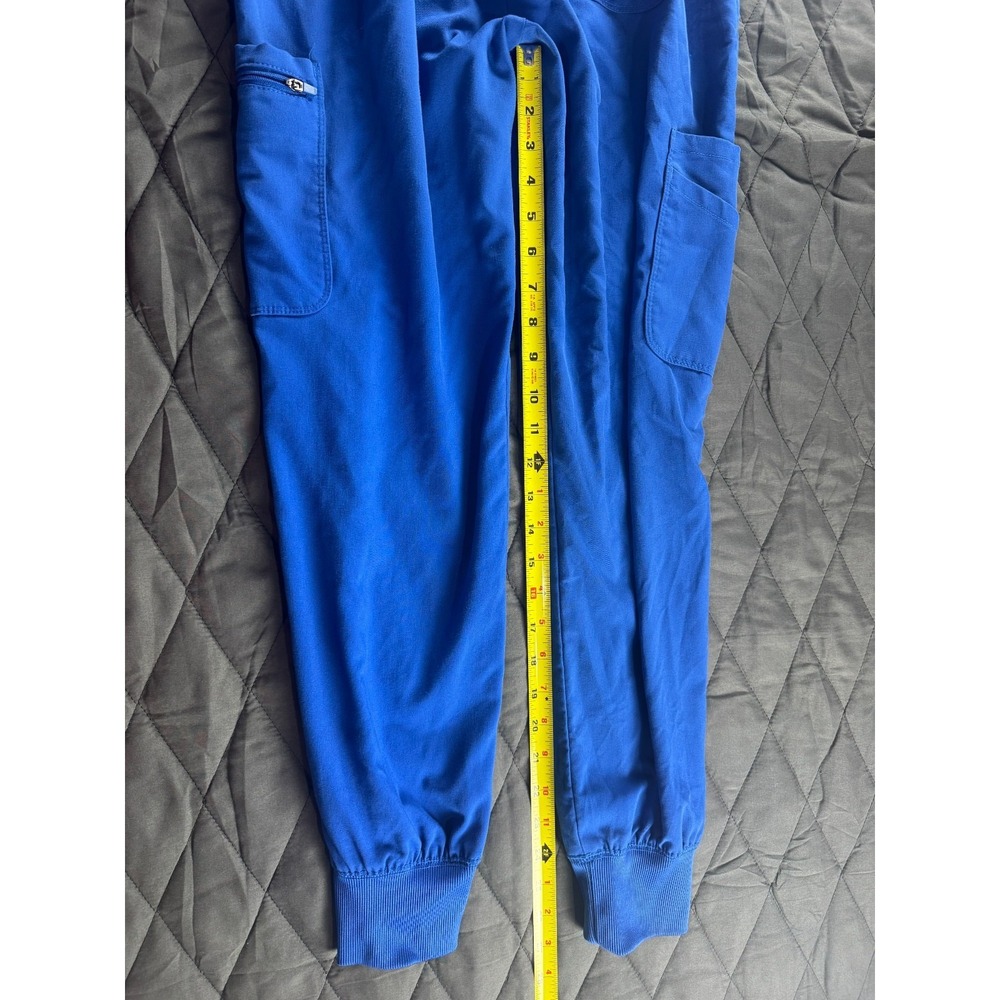 Grey's Anatomy Jogger Scrub Pants Womens S Blue Spandex Stretch Wear By Barco - Picture 9 of 10